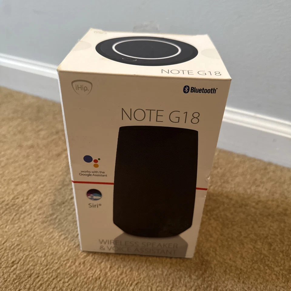 Altavoz inalámbrico Bluetooth iHip Note G18 con asistente de voz manos libres Siri  Foto 1 de 4