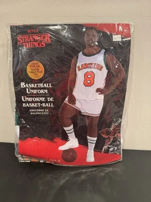 Uniforme de baloncesto Stranger Things Lucas adulto talla XXL 48-52 disfraz de Halloween Foto 1 de 4