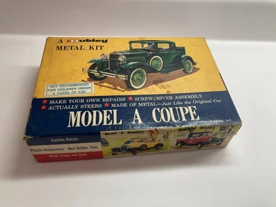 Hubley Scale Model Ford Model A Coupe Metal Model Vintage - Image 1 of 4