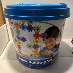 Juego de super construcción de engranajes de recursos de aprendizaje STEM - Imagen 1 de 7