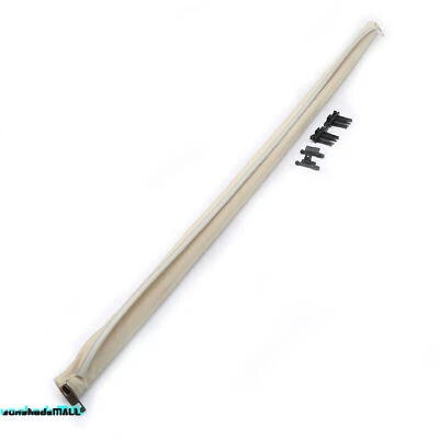 Beige Sunshade Sunroof Cover w/ Clips Fit For 08-17 Audi A5 S5 RS5 8T0877307 — 第 1/4 张图片