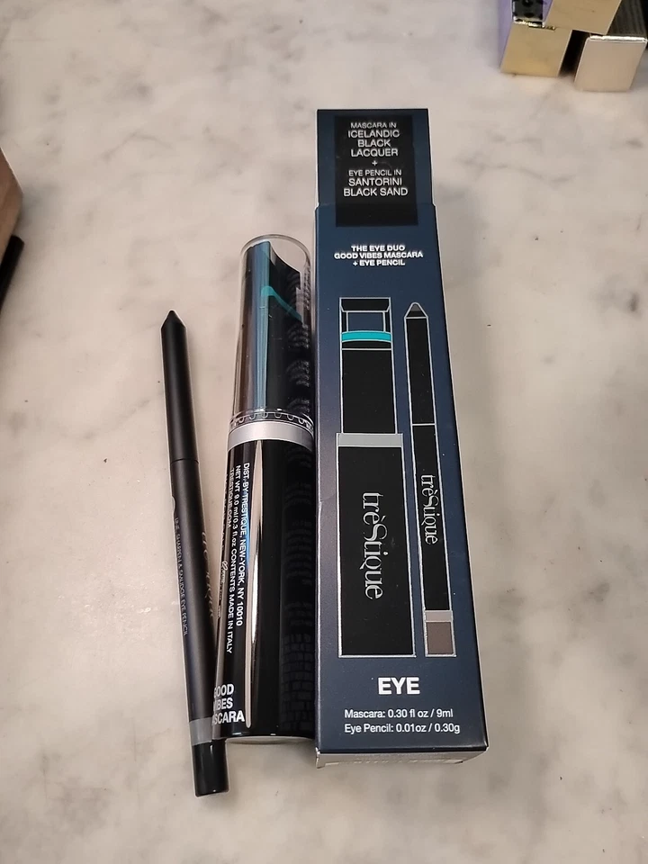 TreStique The Eye Duo Good Vibes Mascara & Eye Pencil Lengthen & Volumizing NIB - Image 1 of 1