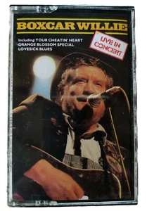 Boxcar Willie Live in Concert Your Cheatin Heart | Cassette Tape Album VGC ❤️❤️ - Picture 1 of 5