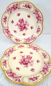 Set 2 piatti insalata/dessert Schumann Bavaria "Vienna rose" 8,5" rari - Foto 1 di 4