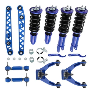 4x Coilovers + 6x Control Arms & Camber Kit for Honda Civic EK EJ EM 1996-2000 - Picture 1 of 16