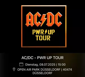 ACDC AC/CD Ticket Düsseldorf 2025 Stehplatz - Arena - Bild 1 von 1