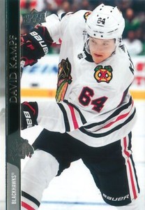 David Kampf 2020-21 Upper Deck Series 2 Hockey Base Card #292 Chicago Blackhawks