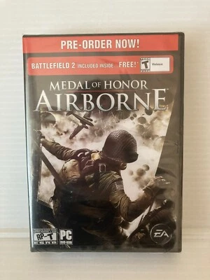 Medal of Honor: Airborne w/ Battlefield 2 (PC, 2007) SEALED - Image 1 of 4