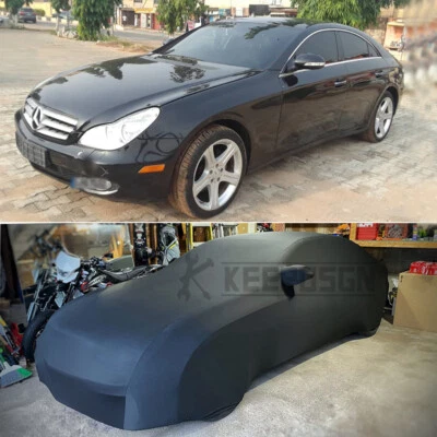 Car Cover Stain Stretch Dust-proof Custom Black For Mercedes-Benz CLS350/400/500 - Image 1 of 4