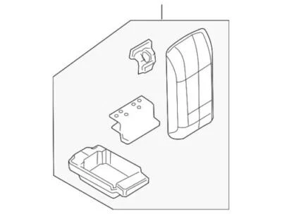 Conjunto de tapa reposabrazos consola Mercury Milan original Ford 06-09 6N7Z-5406024-AB Foto 1 de 2