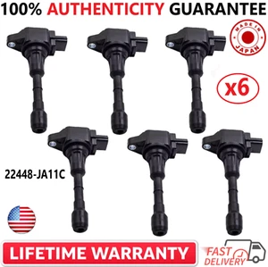 x6 OEM NISSAN Ignition Coils For 2007-2017 Nissan & Infiniti V6, 22448-JA11C - Picture 1 of 3