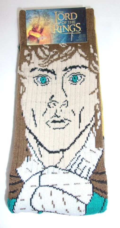 Loot Crate Lord of The Rings LOTR Merry Pippin Crew Socks Unisex Size 6-12
