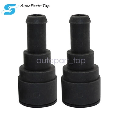 2x Heater Core Coolant Hose Connector Set For 99-14 Chevy Silverado Tahoe Sierra - Image 1 of 4