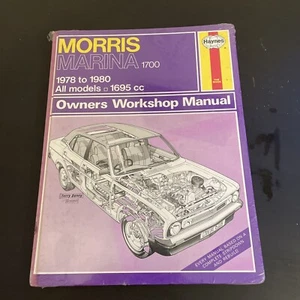 MORRIS MARINA 1700 1978 - 1980 HAYNES WERKSTATTHANDBUCH NOCH VERSIEGELT ALTER BESTAND - Bild 1 von 5