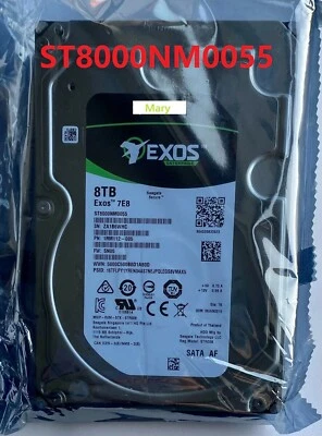 Seagate Exos ST8000NM0055 8TB SATA III 256MB Cache 7200Rpm 3,5'' Inch - Image 1 of 4