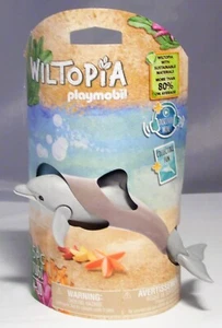 PLAYMOBIL 71051 Wiltopia - Delfin 3 Seesterne Tier-Wissenskarte Dolphin  NEU  - Picture 1 of 2