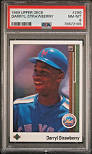 DARRYL STRAWBERRY 1989 UPPER DECK 260 PSA 8 - METS