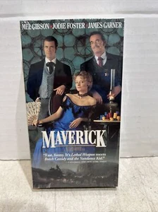 Maverick VHS 1994 Mel Gibson Jodie Foster - Picture 1 of 2