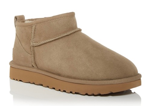 Stivaletti donna UGG classici ultra mini shearling nuovi con scatola taglia 10 antilope