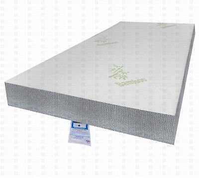 Bamboo Memory Foam Cotbed Mattress For Toddler Breathable 140 X 70 X 10 CM • 43.99£