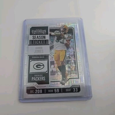 2023 Panini Contenders - Season Ticket Mojo #36 Aaron Jones Green Bay Packers - Image 1 of 4