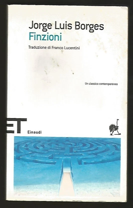 Jorge Luis Borges Book Finzioni 1956 Editor Einaudi Written In Italian - Image 1 of 1