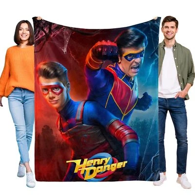 Henry Danger Flannel Blanket Soft Sofa Bed Throw Birthday Gift for Kids - Image 1 of 4