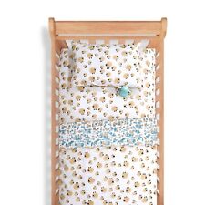 Crib Bedding Set Baby Duvet Cover Fitted Sheet Pillowcase Baby Birthday Gift