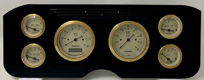 1955 1956 1957 1956 1959 GMC calibre 6 panel de instrumentos juego de clúster de inserción Foto 1 de 4