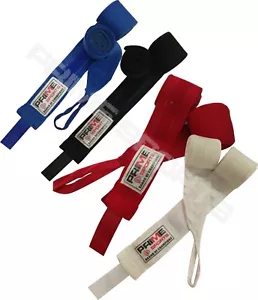 Prime Pro 100% Poliestere Elasticizzato Bende Bendaggi Boxe Guanti 3.5m Lungo - Picture 1 of 6