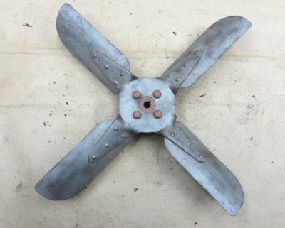 Vintage BALDWIN COMBINE 4 BLADE FAN 18" Original used on '30-31 Model A Ford - Image 1 of 4