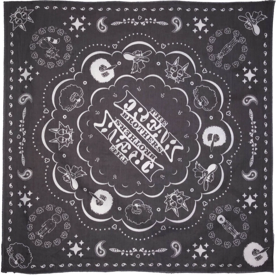 Bandana Sunshine Joy 22x22" 100 % algodón The Fabulous Furry Freak Brothers Foto 1 de 1