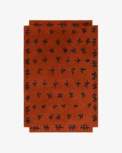 Hand Tufted Rug Red Arrival Nz Wool Area Rug Living Room office Room Hall Rug - Picture 1 of 5