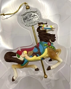 Treasury Masterpiece Edition Figurine - Carousel Horse - 1997 ENESCO - Picture 1 of 8