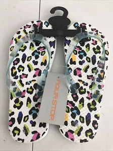 Aqua Stop Mädchen M (13-1) Flipflops Sandalen Schuhe Muti Farbe (TW-1123) - Bild 1 von 5