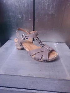 Neuwertige GABOR Sandalen Gr 37,5 (4,5) Weite G Sandaletten grau Plateau #1282 - Bild 1 von 12
