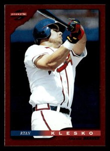 Ryan Klesko 1996 Score Dugout Collection  Card #3 Atlanta Braves