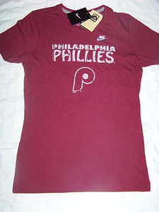 Camisa para mujer Nike Cooperstown Collection Philadelphia Phillies nueva con etiquetas grande - Imagen 1 de 2