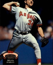 1992 Stadium Club Baseball Card #410 Bryan Harvey