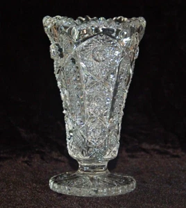 Hobstar VASE ~ 6'' Vase ~ Imperial Glass ~ Excellent - Picture 1 of 4