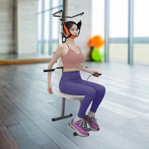 Máquina de descompresión de tracción y estiramiento hogar y gimnasio silla de tracción para cuello - Imagen 1 de 20