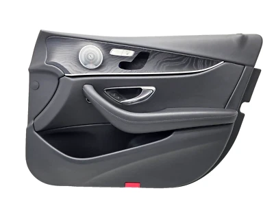 2017-2023 MERCEDES BENZ E350 W213 INTERIOR FRONT RIGHT DOOR TRIM PANEL BLACK OEM - Image 1 of 4