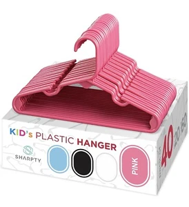 Kinderkleiderbügel 40er-Pack (pink) - Bild 1 von 4