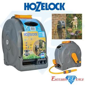 Hozelock 2 In 1 Hose Reel With 25M Hose (2415) Compact Mounted/Free Standing