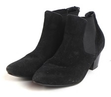 peacocks black ankle boots