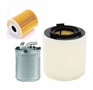 KIT DE SERVICIO PARA SKODA FABIA 1.2 TDi CFWA Eng filtro aceite aire diésel 10 >on - Imagen 1 de 1