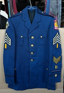 Vintage Culver Military Academy JROTC Cadet Dress Uniform Jacket Sergeant Rank - Picture 1 of 12