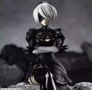 NieR:Automata Ver1.1a 2B Chokonose Premium Figure SEGA Perching - From Japan - Picture 1 of 20