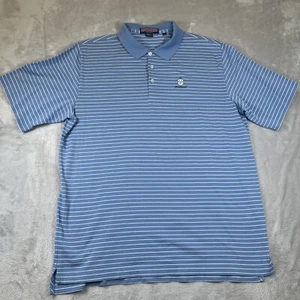 Vineyard Vines Herren Large blau Performance Poloshirt gestreift NY Deepdale Club - Bild 1 von 14