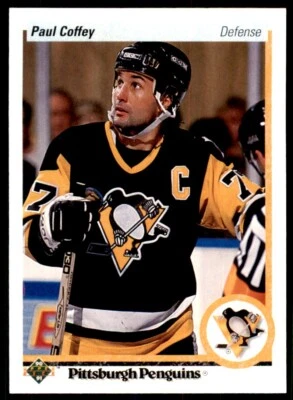 1990-91 Upper Deck Paul Coffey . Pittsburgh Penguins #124 - Image 1 of 2